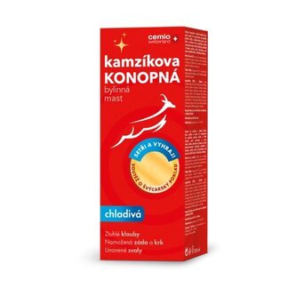 Cemio Kamzíkova konopná mast chladivá 200 ml + soutěž