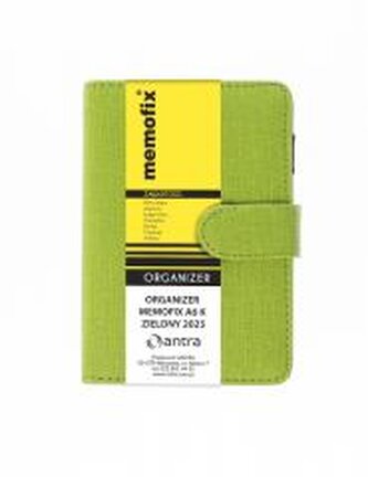 Organizer Memofix 2026 A6 K zielony