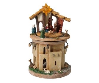 Pohyblivý betlém LED se zvukem 23 cm A