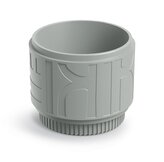 Květináč FOLKA ROUND 48 cm- barva: betonová šedá