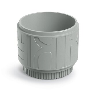 Květináč FOLKA ROUND 48 cm- barva: betonová šedá Květináč FOLKA ROUND 48 cm- barva: betonová šedá