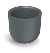 Květináč MOLTA ROUND HIGH 48 cm - barva: granitová šedá