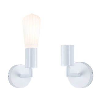 Kinkiet ścienny RAVI E27 max.60W IP44 230V biały matowy / metal