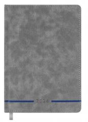 Kalendarz książkowy 2026 A5 szary EASY