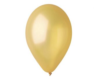 Balon dekoracyjny 12" metaliczny złoty Party GODAN GM110/74