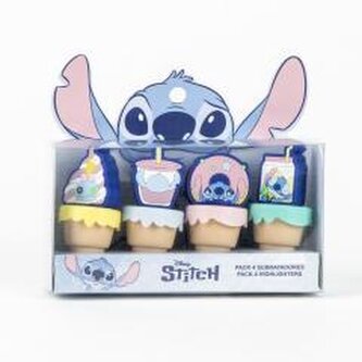 Zestaw zakreślaczy Stitch 4szt Zestaw zakreślaczy Stitch 4szt