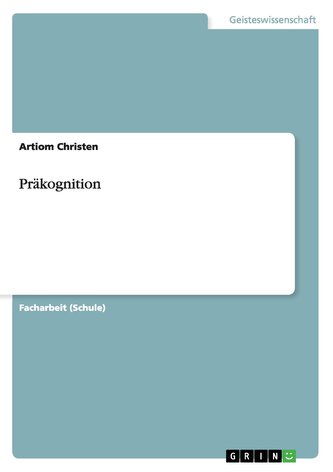 Präkognition