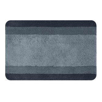 Spirella koupelnová předložka BALANCE, šedá, polyester, protiskluzová, 55 x 65 cm