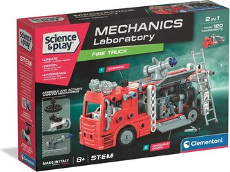 CLEMENTONI Science&Play Mechanická laboratoř Hasičské auto