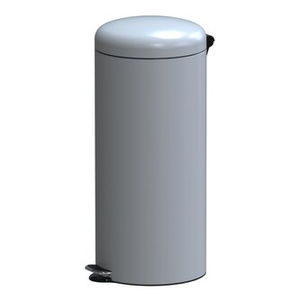 Pedálový odpadkový koš Doman Freedom Fresh 30 l, lakovaná ocel, bílá