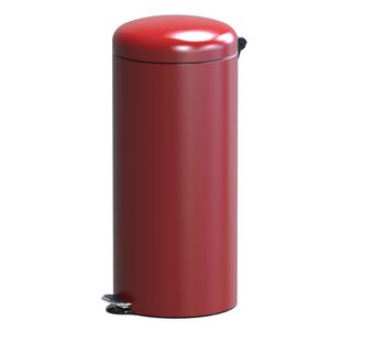 Pedálový odpadkový koš Doman Soft - Close Freedom Fresh 30 l, lakovaná ocel, červená