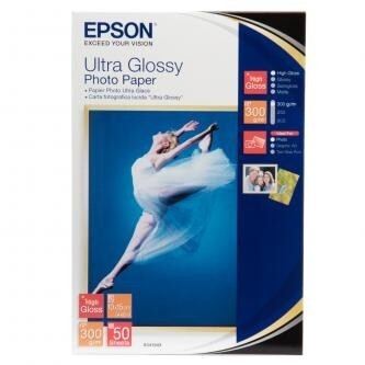 Epson Ultra Glossy Photo Paper C13S041943, 10x15cm, lesklý, bílý, foto papír