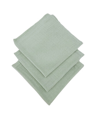 EKO Plenky mušelínové 3ks Mint 30x30 cm EKO Plenky mušelínové 3ks Mint 30x30 cm