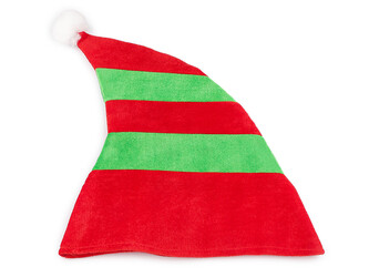 Vánoční čepice skřítek - 1 ks - červená