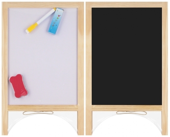 Tablica magnetyczna 2w1 z akcesoriami stojąca MEGA CREATIVE 571393