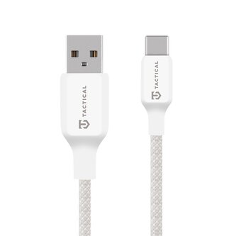 Tactical Stitch Thread Cable USB-A/USB-C 1m White Tactical Stitch Thread Cable USB-A/USB-C 1m White