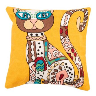 Pletený bavlněný návlek na poštář 45 x 45 cm, 1/50