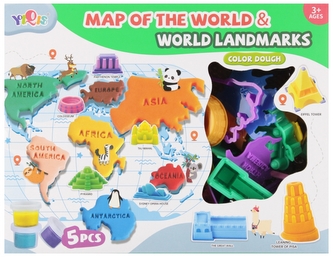 Masa plastyczna z akcesoriami Świat MEGA CREATIVE 567760