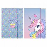 Teczka z gumką A4 Unicorn mix