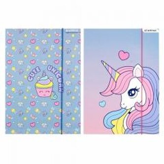 Teczka z gumką A4 Unicorn mix