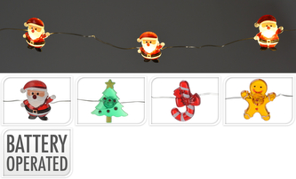 Łańcuch świetlny 20LED 4 wzory