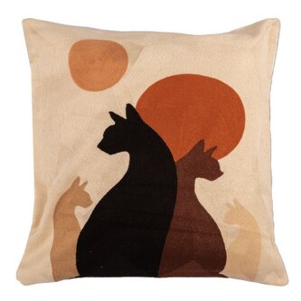 Pletený bavlněný návlek na poštář 45 x 45 cm, 1/120