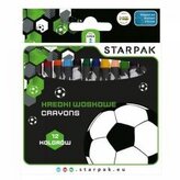 Kredki woskowe 12 kolorów Football