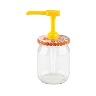 DuraHome Sklenice Mája, 520ml s pumpičkou na med