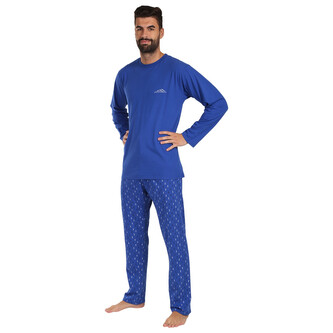 Pánské pyžamo Gino modré (79165) XXL