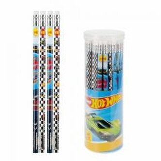 Ołówek z gumką HB Hot Wheels (48szt) Ołówek z gumką HB Hot Wheels (48szt)