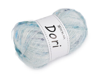 Pletací mohérová příze s nopky Dori 100 g - 1 ks - 12 (F005) mentolová Pletací mohérová příze s nopky Dori 100 g - 1 ks - 12 (F005) mentolová
