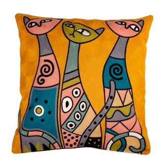 Pletený bavlněný návlek na poštář 45 x 45 cm, 1/50