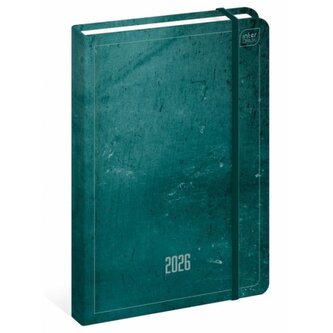 Kalendarz książkowy A5 2026 Mat + UV Azure Kalendarz książkowy A5 2026 Mat + UV Azure
