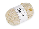 Pletací mohérová příze s nopky Dori 100 g - 1 ks - 14 (F014) béžová nejsv.