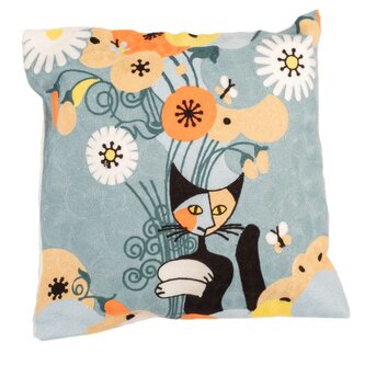 Pletený bavlněný návlek na poštář 45 x 45 cm, 1/100