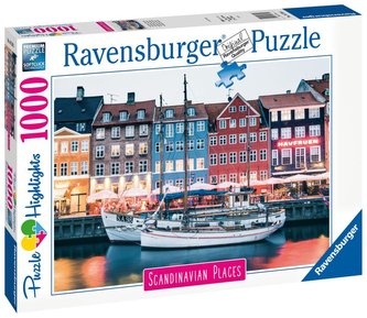 Puzzle 1000 Skandynawskie miasto
