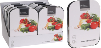 Foremka alumniniowa 5szt z pokrywą