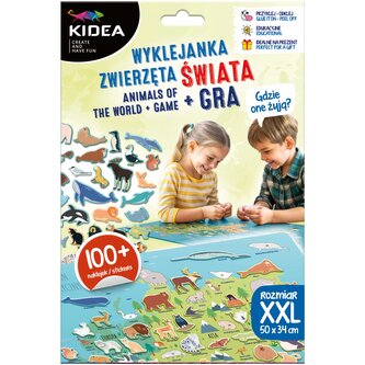 Gdzie one żyją ?Zwierzęta Świata  + gra KIDEA