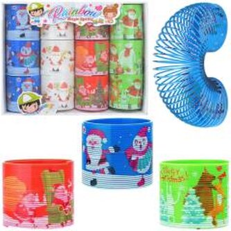 Sprężyna świąteczna 7cm MIX Sprężyna świąteczna 7cm MIX
