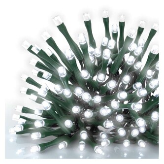 Emos LED vánoční řetěz, 50 m, venkovní i vnitřní, studená bílá, programy, časovač