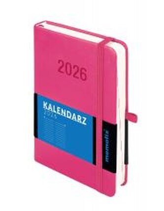 Kalendarz 2026 B6 Memofix DNS różowy