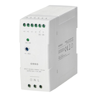 ORNO OR-PSU-1671 Průmyslový zdroj spínaný 24V DC 2,5A 60W na DIN lištu