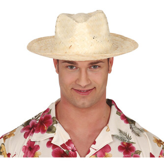 Slaměný klobouk letní přírodní