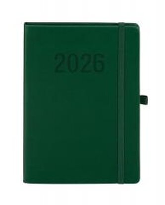 Kalendarz 2026 A5 Memofix TDW zielony