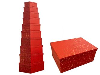 Dárkové krabice - obdélník velký 10 ks LUX M44