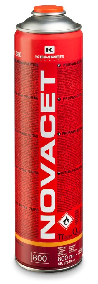 KEMPER - NOVACET plynová kartuše 600 ml (330 g)