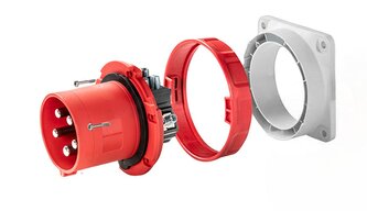 Přívodka vestavná 13385 IP66-67/400V/125A/4P 6h, přímá - SpeedPRO Přívodka vestavná 13385 IP66-67/400V/125A/4P 6h, přímá - SpeedPRO