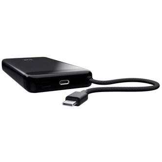 TRUST Powerbanka Fiera, 20000 mAh, S kabelem, 2x USB-C, černá TRUST Powerbanka Fiera, 20000 mAh, S kabelem, 2x USB-C, černá