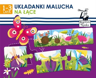 Kapitan Nauka Układanki malucha. Na łące 1-3 lat