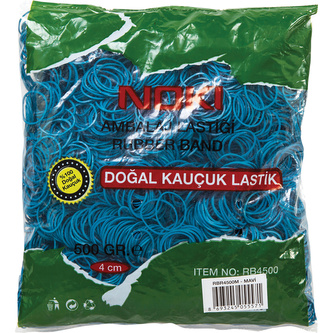 Noki, Gumičky sáček, průměr 4 cm, 500g, modrá